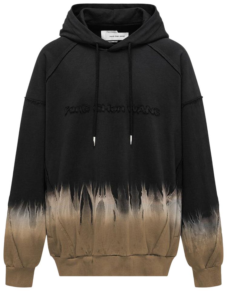 Feng Chen Wang Gradient Tie Dye Hoodie Navy Blue