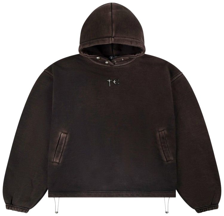 Thug Club Devil Peace Patch Hoodie Black