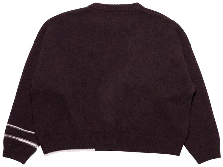 Enfants Riches Deprimes Jean D Sweater BrownIvoryBlack