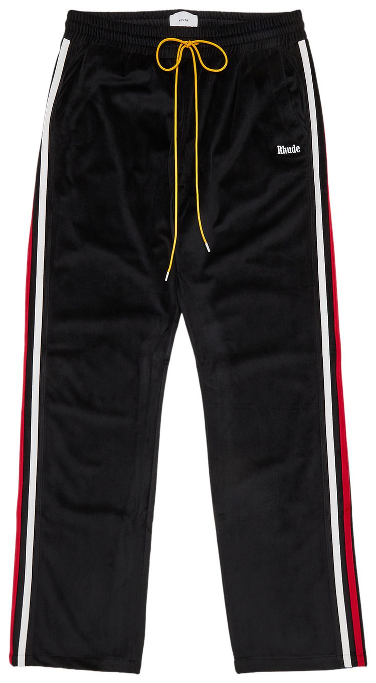 Rhude Mancino Velour Track Pant Black