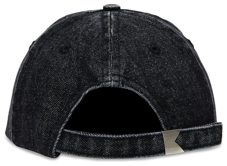 Rhude Saint Seal Denim Curved Brim Hat Grey