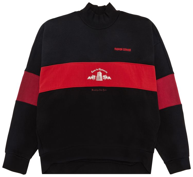 Willy Chavarria Casa De Chavarria Crewneck Sweater Black