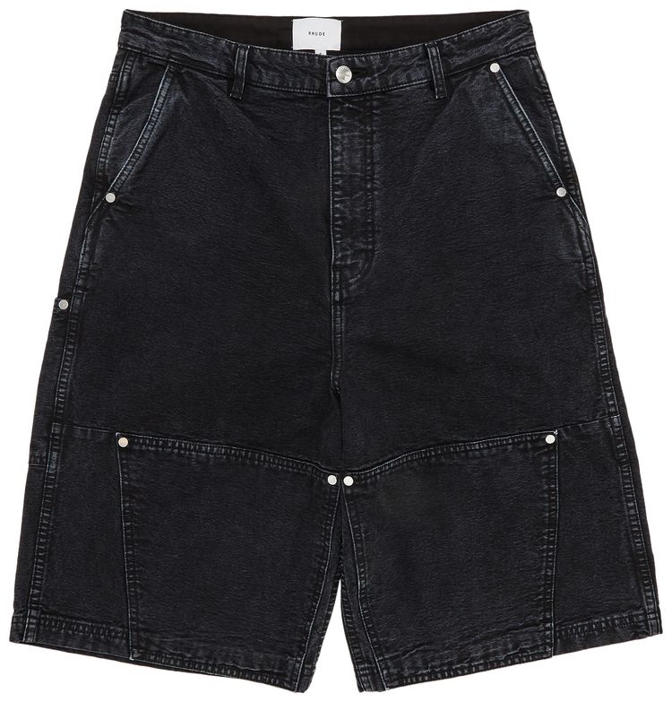 Rhude Washed Canvas Reza Short Blue