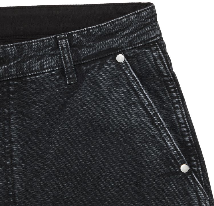 Rhude Washed Canvas Reza Short Blue