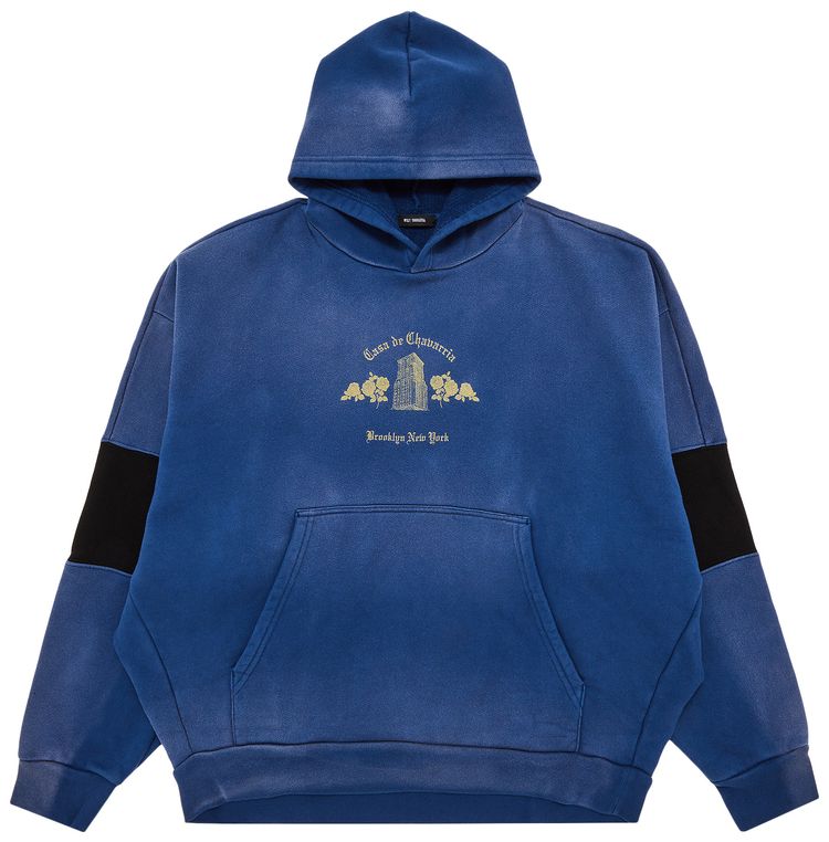 Willy Chavarria Casa De Chavarria Hoodie Prussian Blue