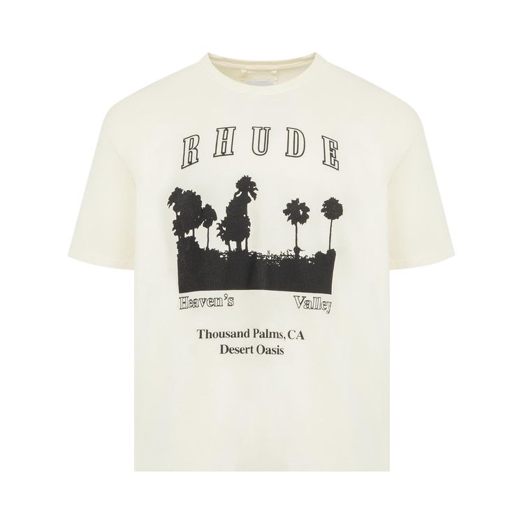 Rhude Thousand Palms Tee Vintage WhiteBlack