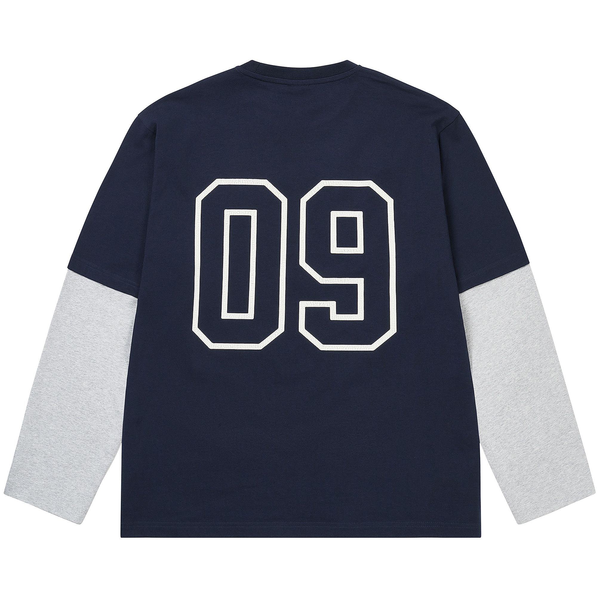 Buy Palace Surprisingly Long-Sleeve 'Navy/Grey Marl' - P29ES067