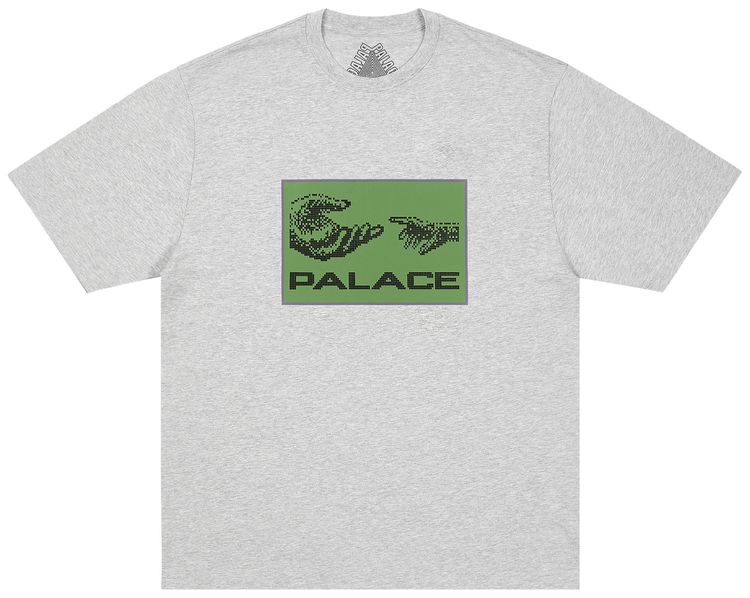 Palace Top Up T Shirt Grey Marl
