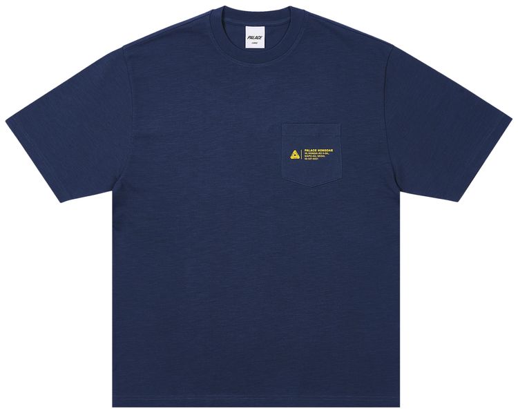 Palace Shop Locator Pocket T Shirt Navy