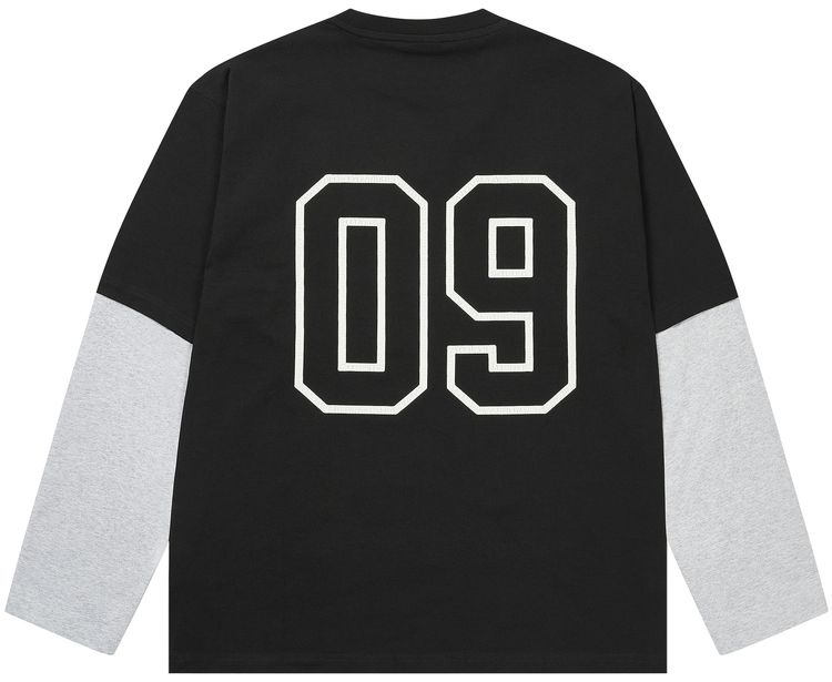 Palace Surprisingly Long Sleeve BlackGrey Marl