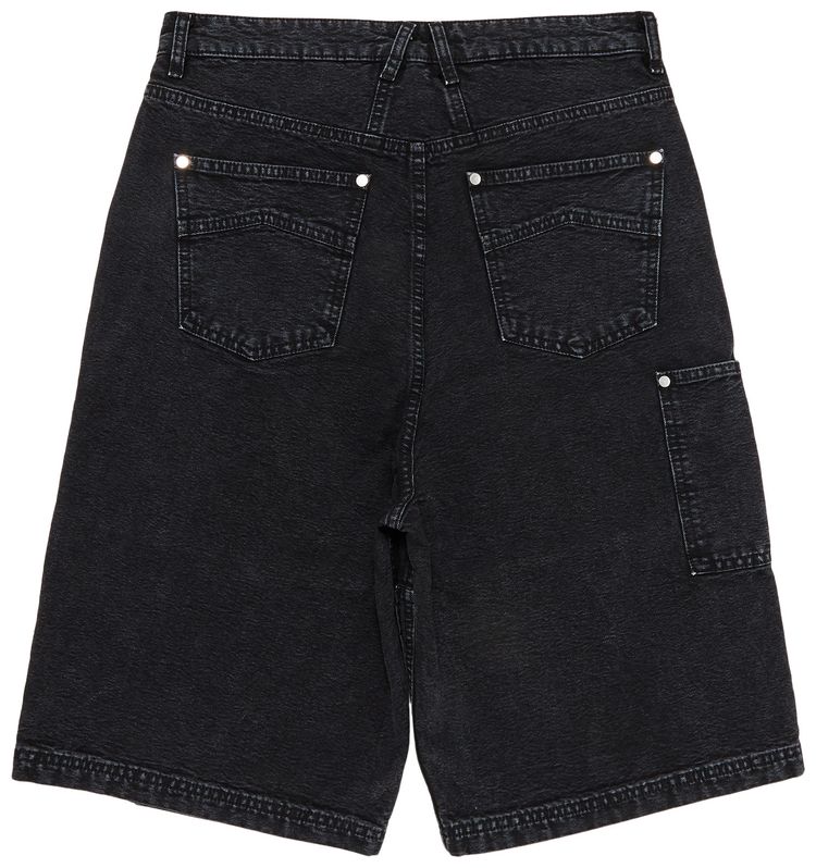 Rhude Washed Canvas Reza Short Blue