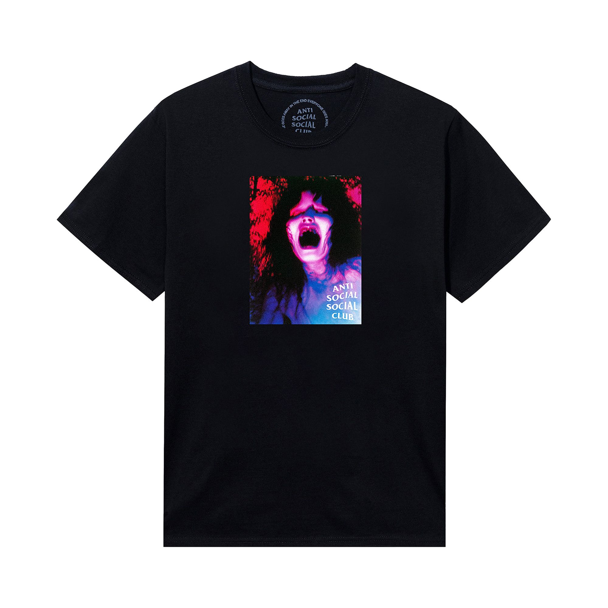 Buy Anti Social Social Club Scream Tee 'Black' - ASSC25HALO930SS13