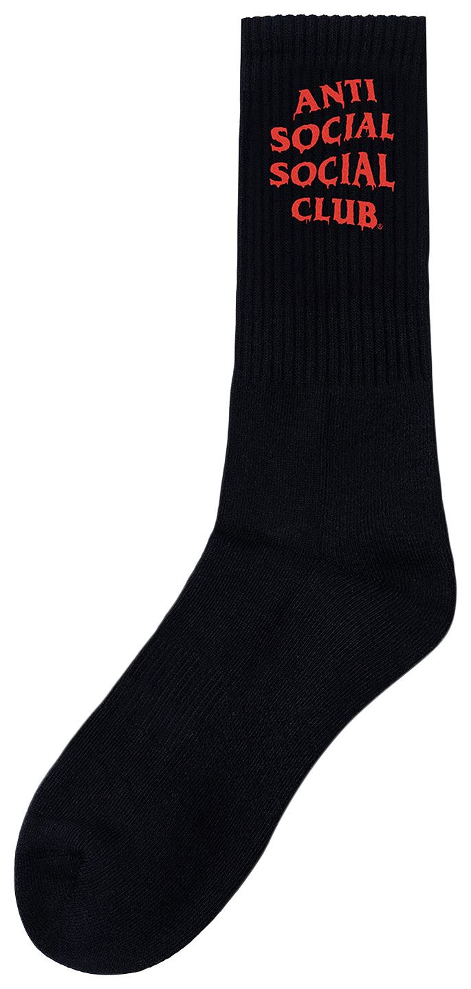 Anti Social Social Club Game Killer Socks Black