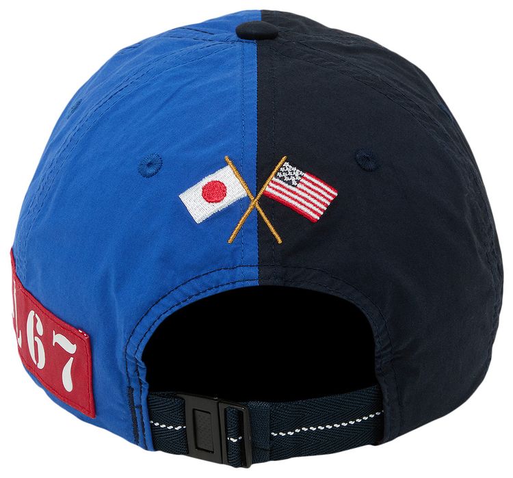 Polo Ralph Lauren Tokyo Stadium Ball Cap Aviator NavyWhteSapphire Str