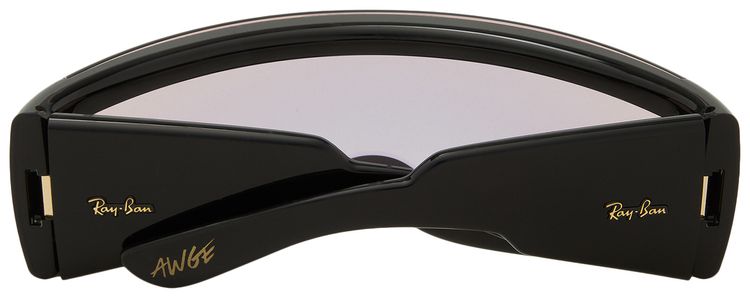 Ray Ban x AAP ROCKY Ultra Wrap 002 Sunglasses BlackBlue