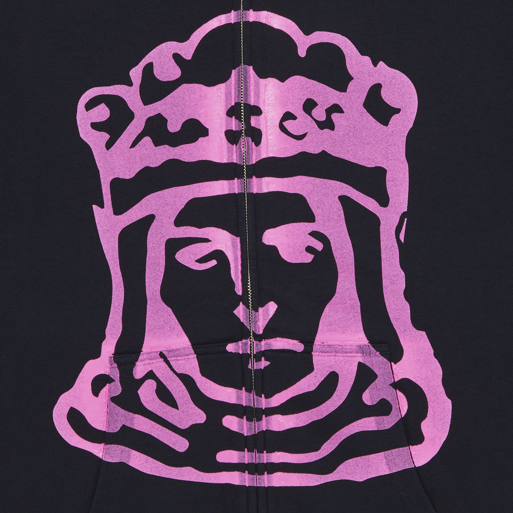 Buy GOAT King of Swords Tarot Zip-Up Hoodie Blue/Fuchsia - 06915