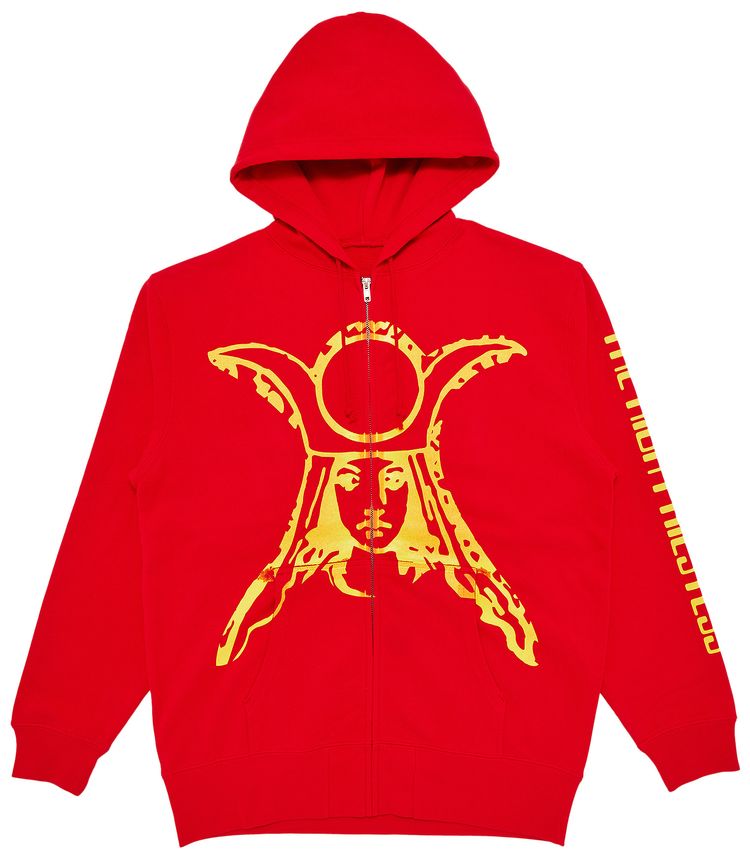 GOAT High Priestess Tarot Zip Up Hoodie RedYellow