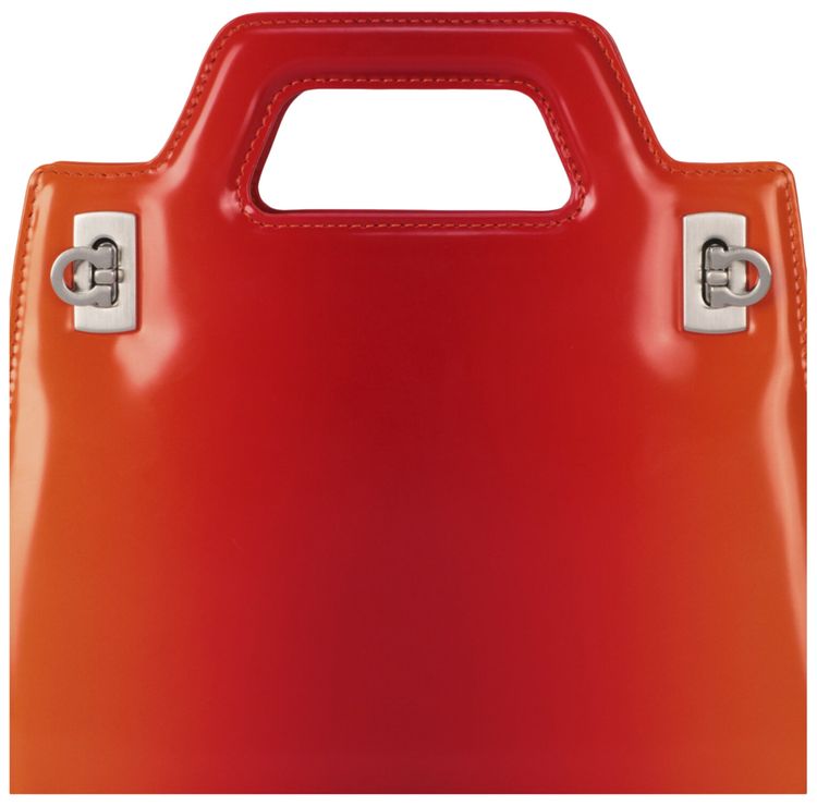 Ferragamo Mini Wanda Top Handle Bag Orange