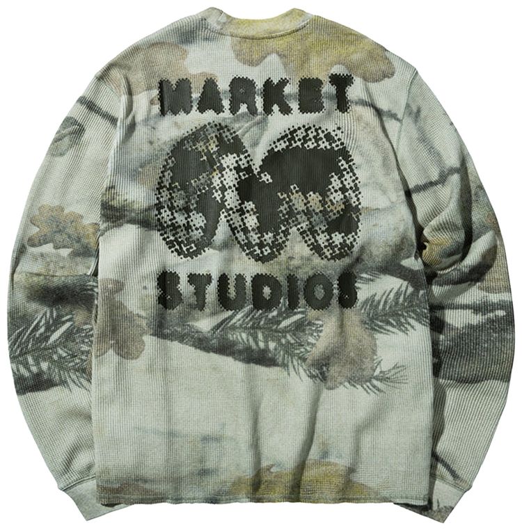 Market Worldwide Thermal Long Sleeve T Shirt Multicolor