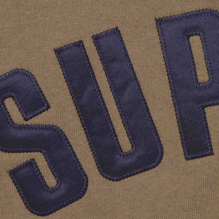 Supreme Arc Thermal Lined Zip Up Hooded Sweatshirt Dusty Brown