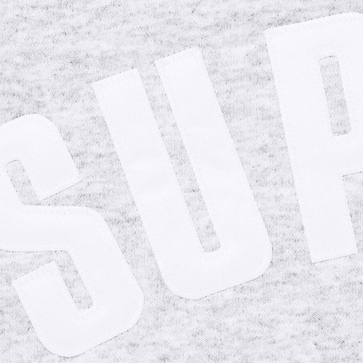 Supreme Arc Thermal Lined Zip Up Hooded Sweatshirt Ash Grey