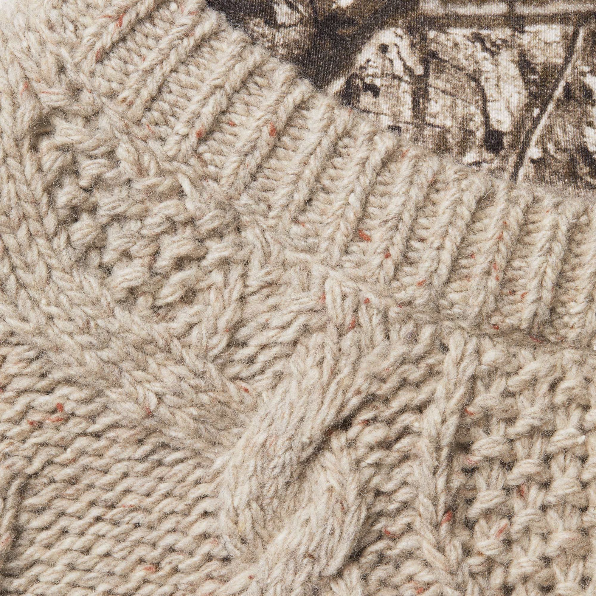 トップス Supreme Cable Hooded Sweater Oatmeal Supreme Cable Hooded Sweater Oatmeal メンズ - JP