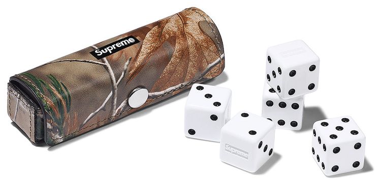 Supreme Leather Dice Set Realtree AP Camo
