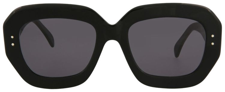 Alaia Square Frame Acetate Sunglasses BlackGrey