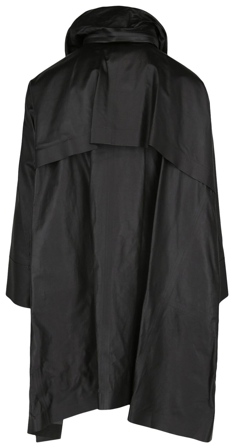 Bottega Veneta Oversized Leather Trench Coat Nero