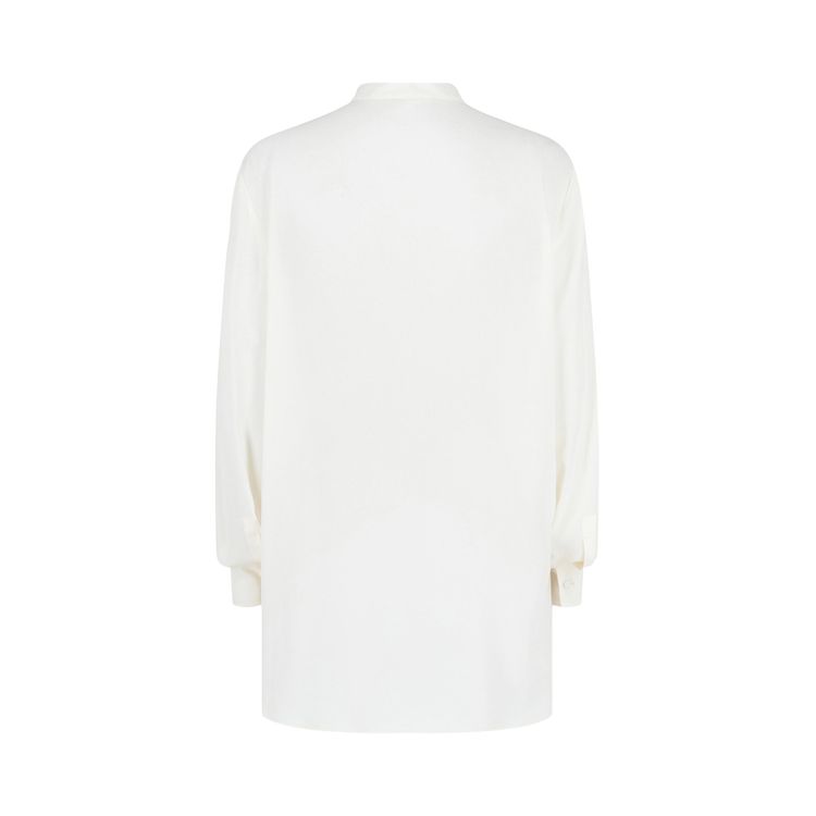 Alexander McQueen Sheer Georgette Blouse White