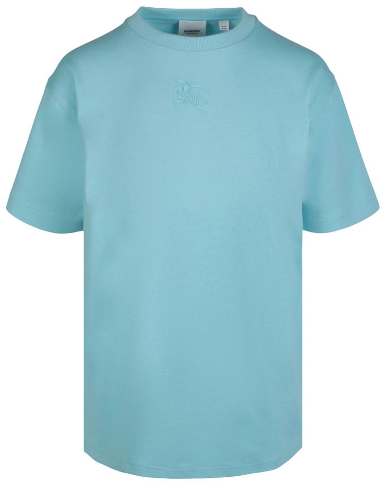 Burberry Graphic Printed Short Sleeve Shirt Blue