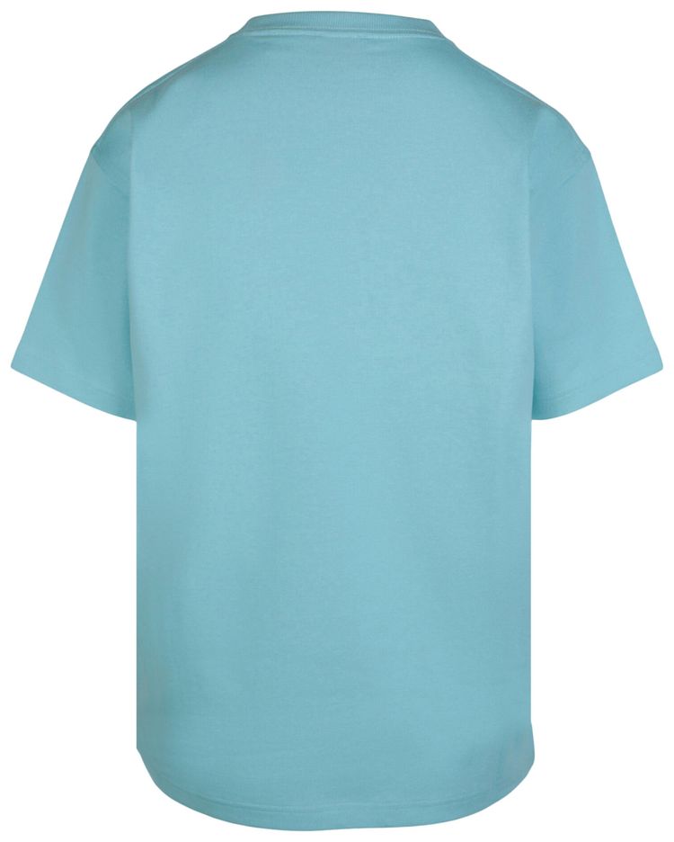 Burberry Graphic Printed Short Sleeve Shirt Blue