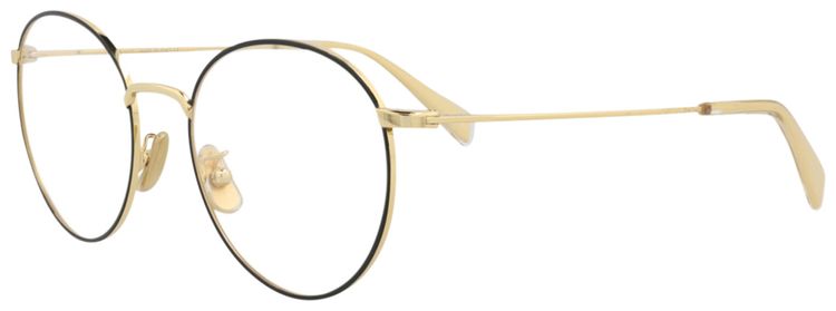 CELINE Round Frame Metal Optical Frames GoldTransparent