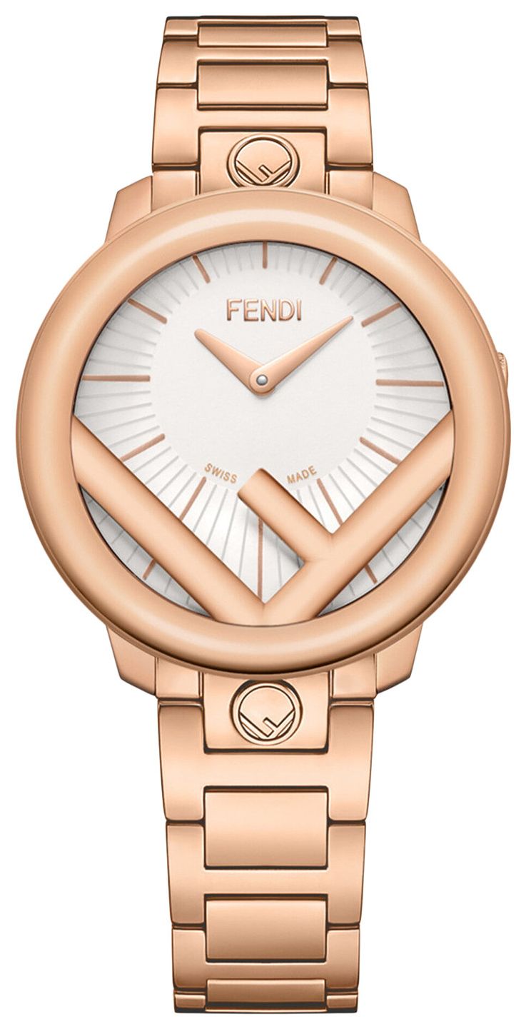 Fendi Run Away Bracelet Watch Rose Gold