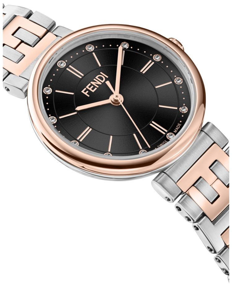 Fendi Forever Fendi Bracelet Watch Rose Gold