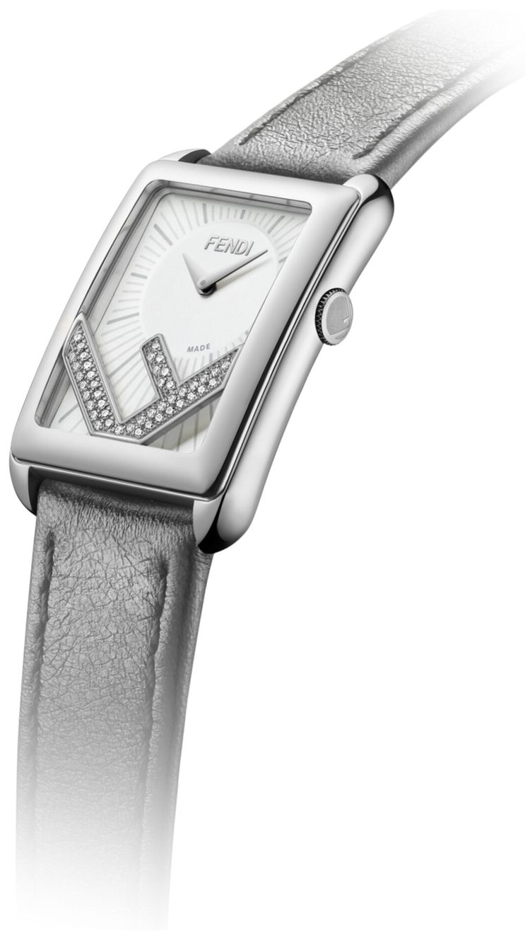 Fendi Run Away Diamond Watch Stainless Steel