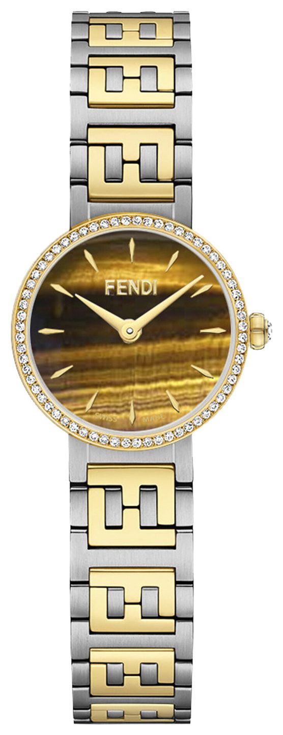 Fendi Forever Fendi Diamond Watch Two Tone