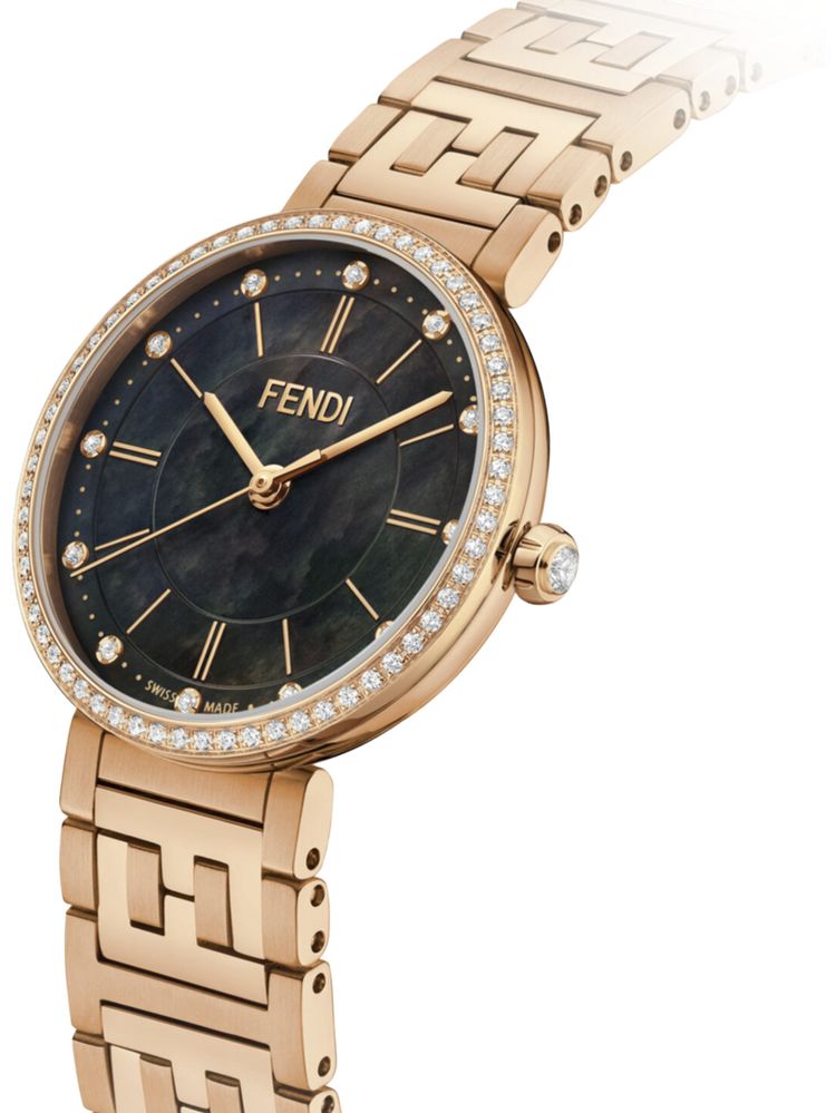 Fendi Forever Fendi Diamond Watch Rose Gold