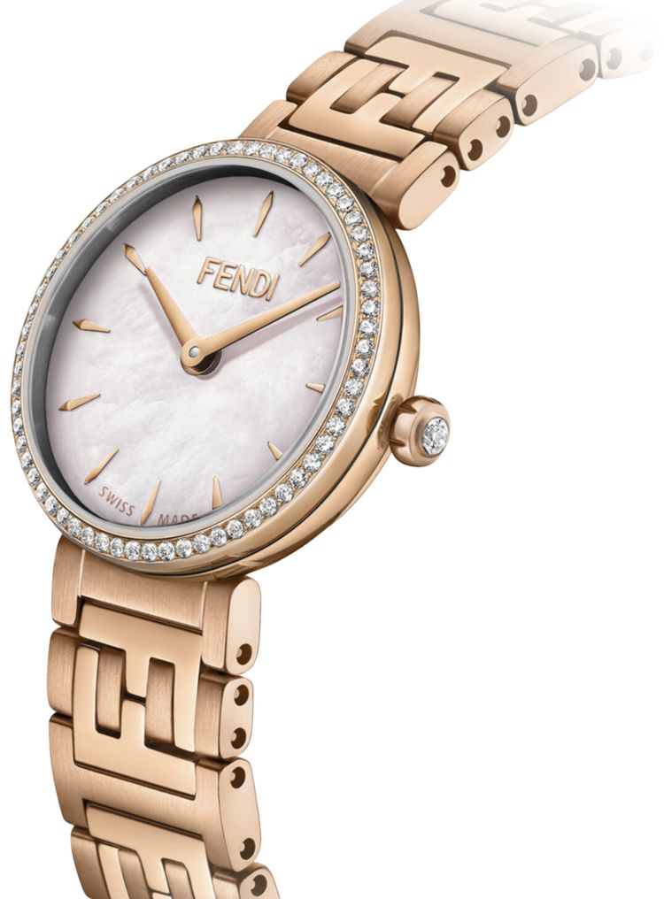Fendi Forever Fendi Diamond Watch Rose Gold
