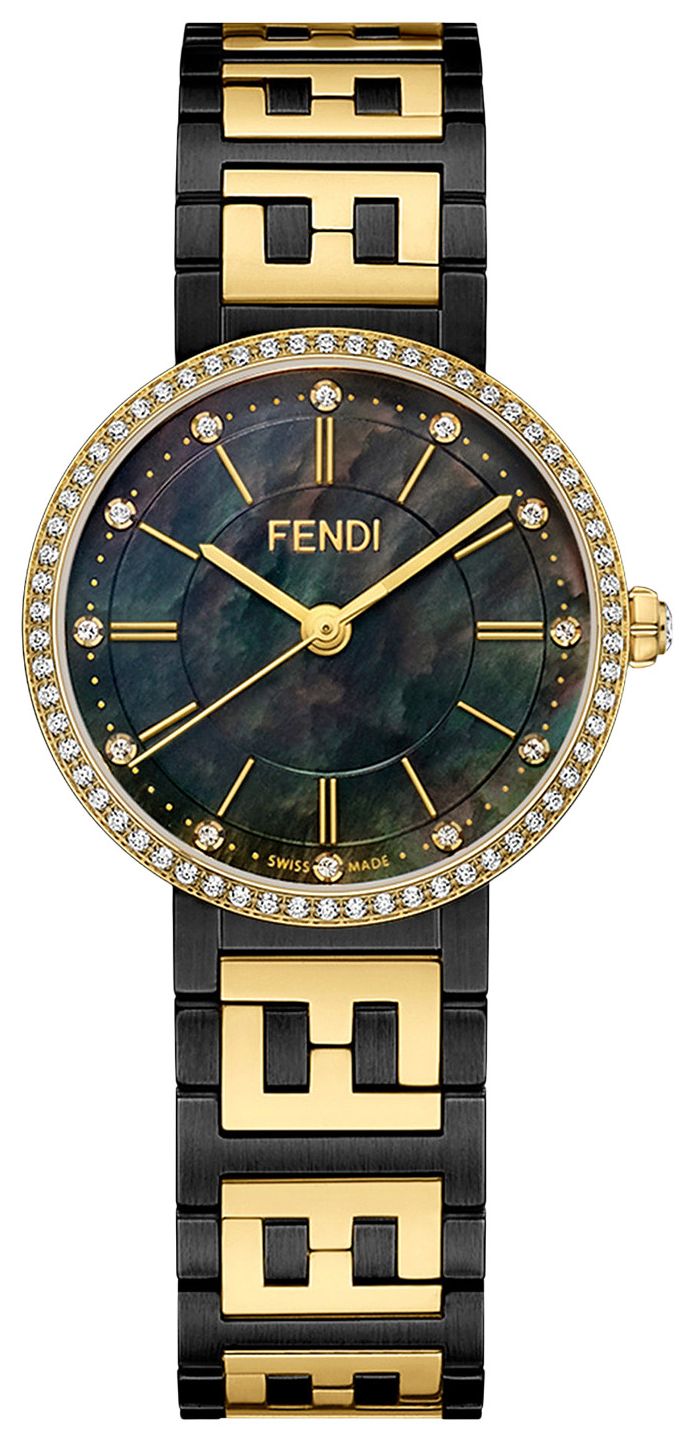 Fendi Forever Fendi Diamond Watch Two Tone