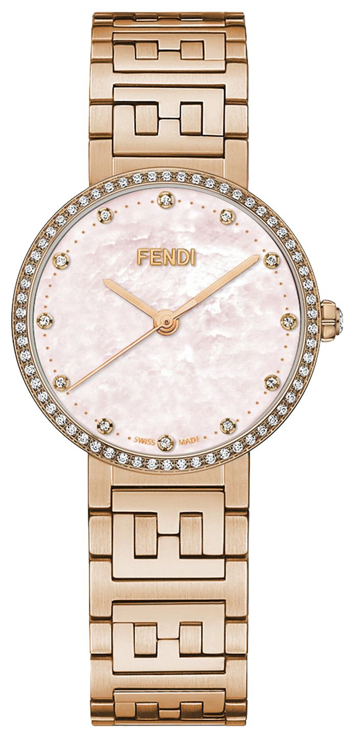 Fendi Forever Fendi Diamond Watch Rose Gold
