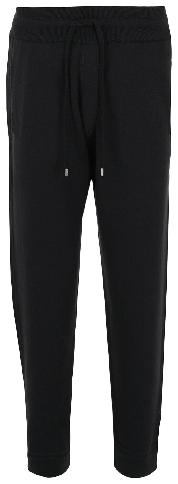 Ferragamo Sweater Knit Drawstring Joggers Black
