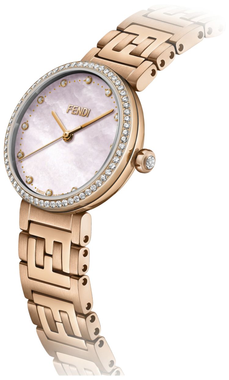 Fendi Forever Fendi Diamond Watch Rose Gold