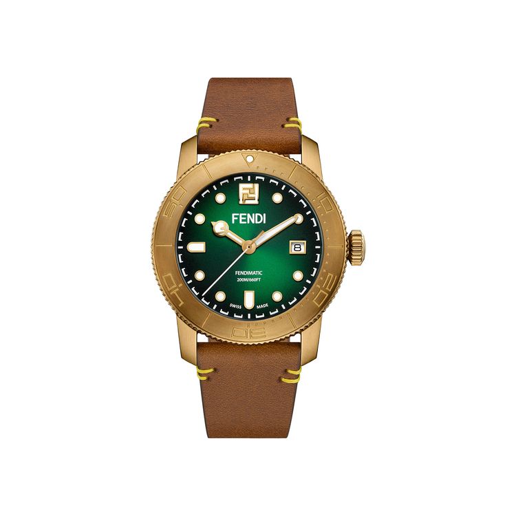 Buy Fendi Aqua Automatic Diver Watch Bronze F131020 201 GOAT buy-fendi-aqua-automatic-diver-watch-bronze-f131020-201-goat