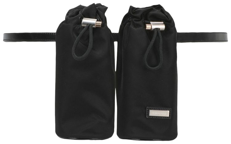 Ferragamo Double Bottle Belt Bag Black