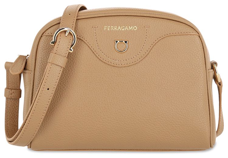 Ferragamo Eram Crossbody Bag Camel