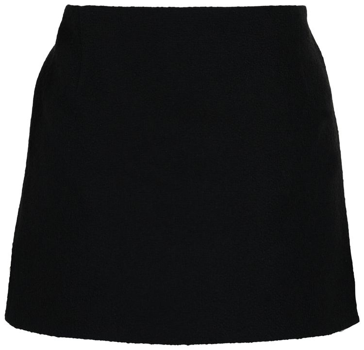 Ferragamo Contrasting Panel Mini Skirt Black