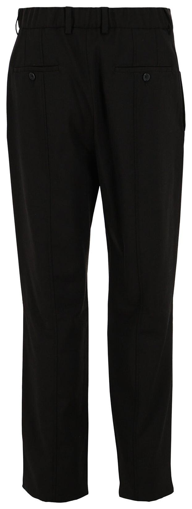 Ferragamo Swan Hook Belted Pants Black