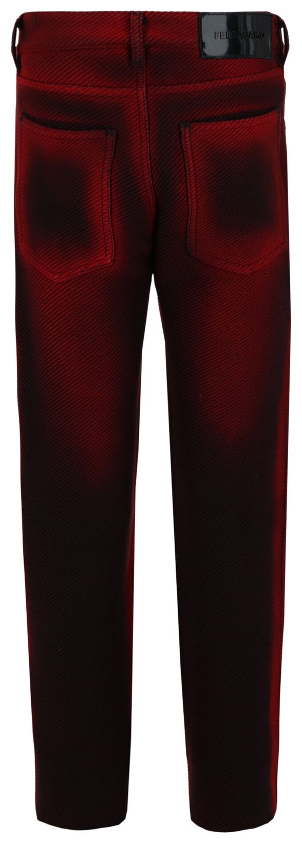 Ferragamo Ribbed Airbrush Pants Multicolor