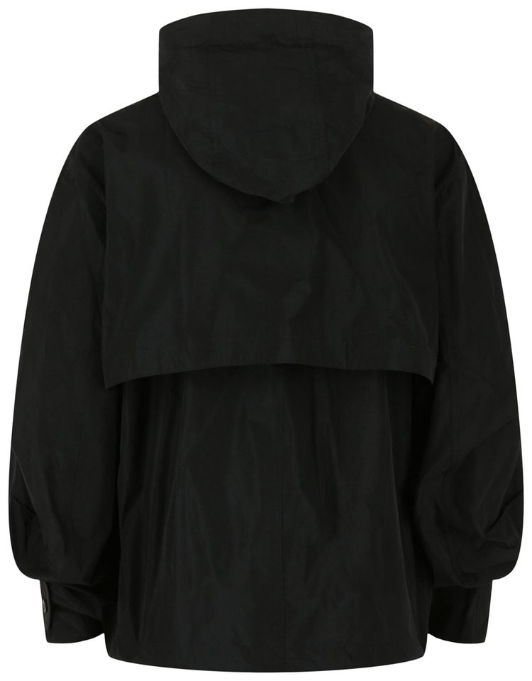 Ferragamo Hooded Windbreaker Jacket Black